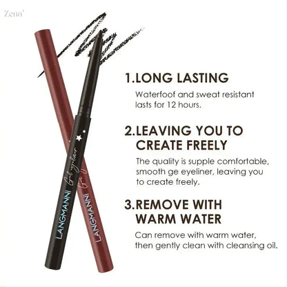 Black Waterproof Liquid Eyeliner Pencil