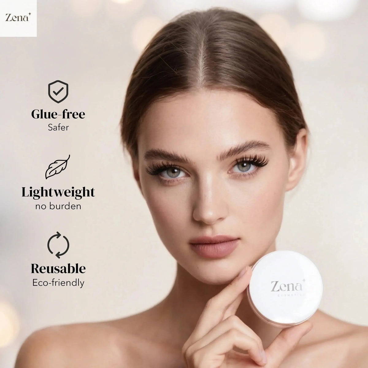 Classy Winged Magnetic False Lashes