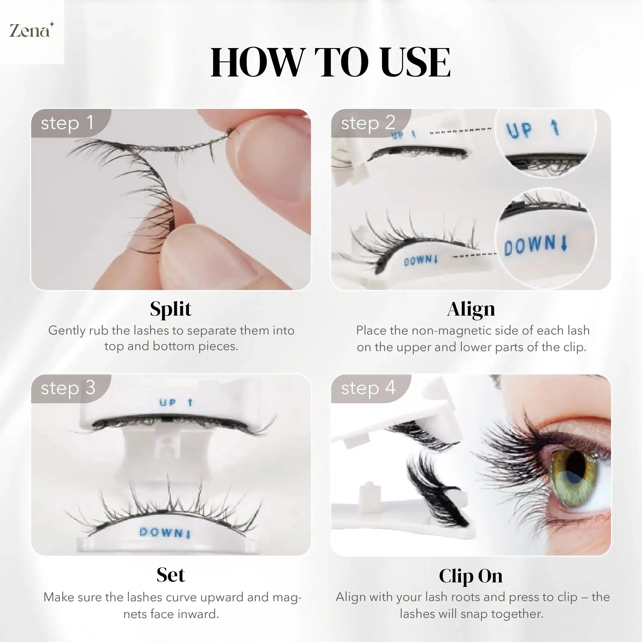 Classy Winged Magnetic False Lashes