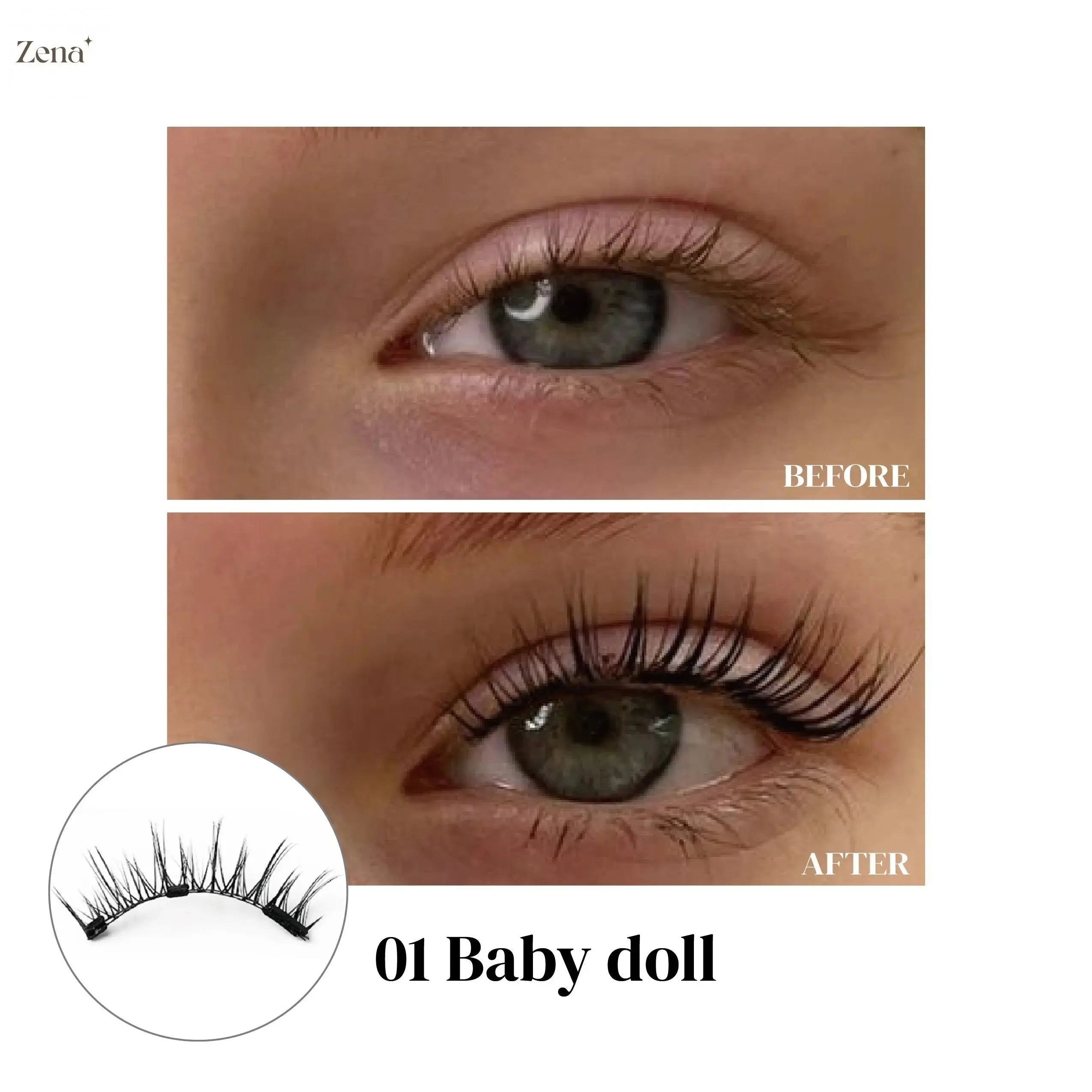 Classy Winged Magnetic False Lashes