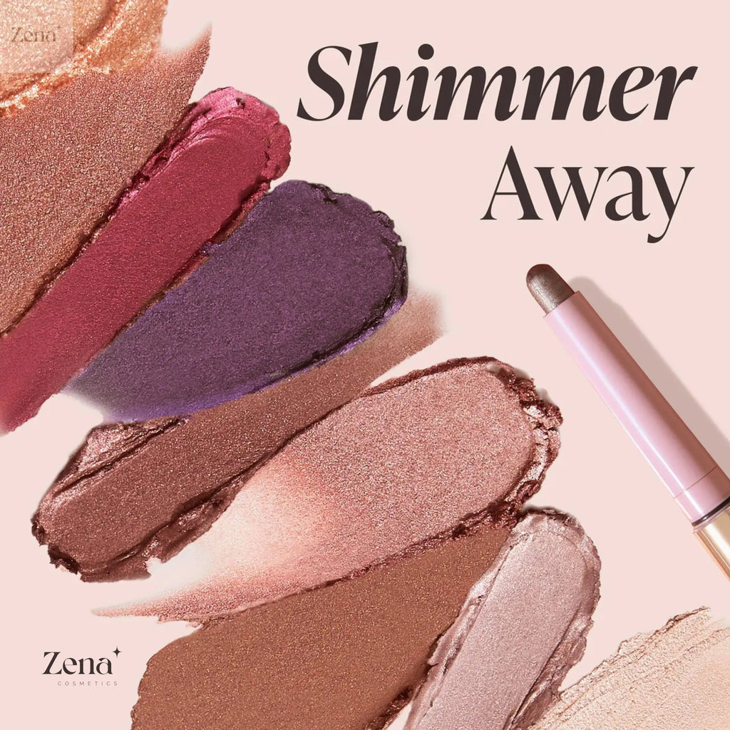 Dazzle Collection: 10-Piece Glitter Cream Eyeshadow Stick Set