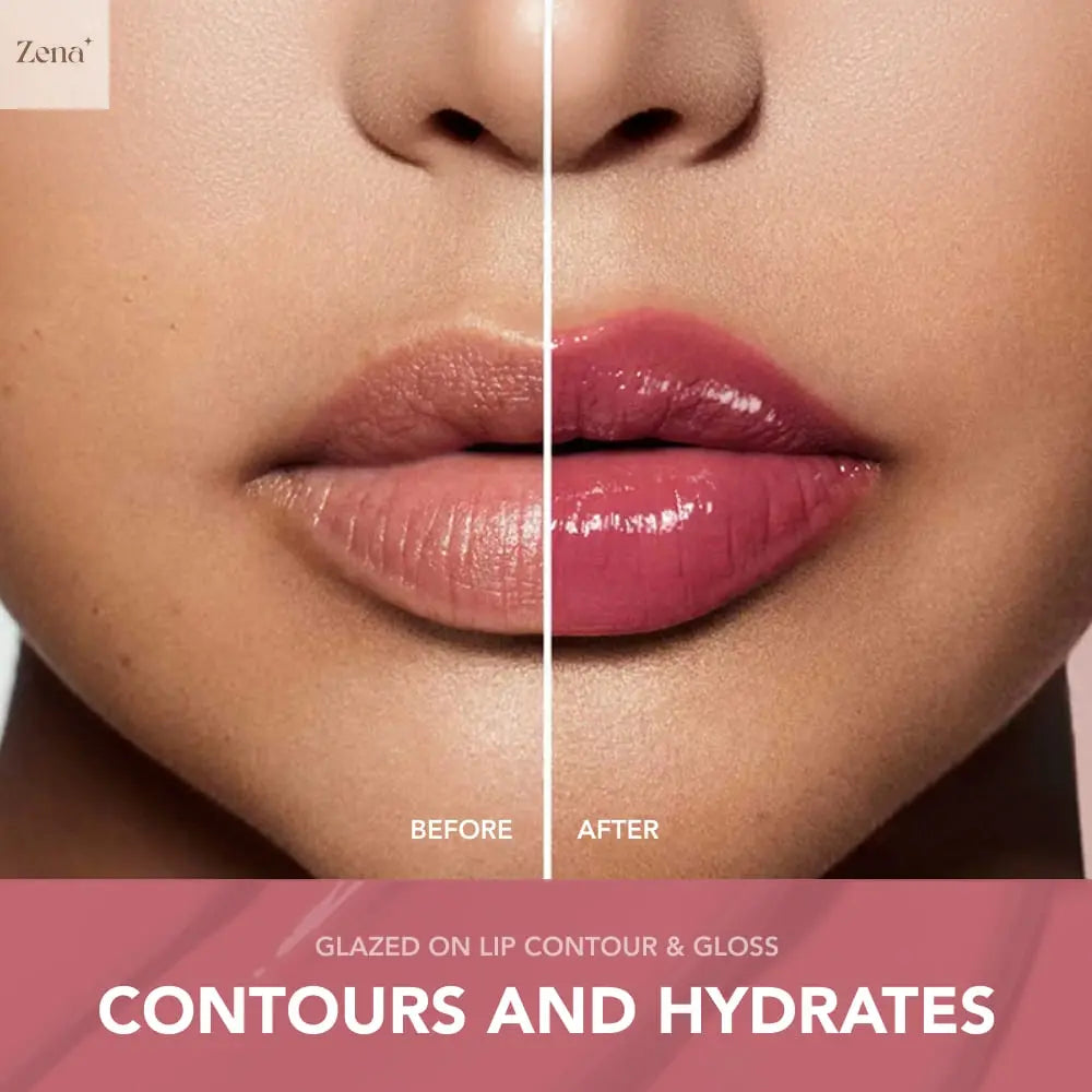 Glazed On Lip Contour & Gloss