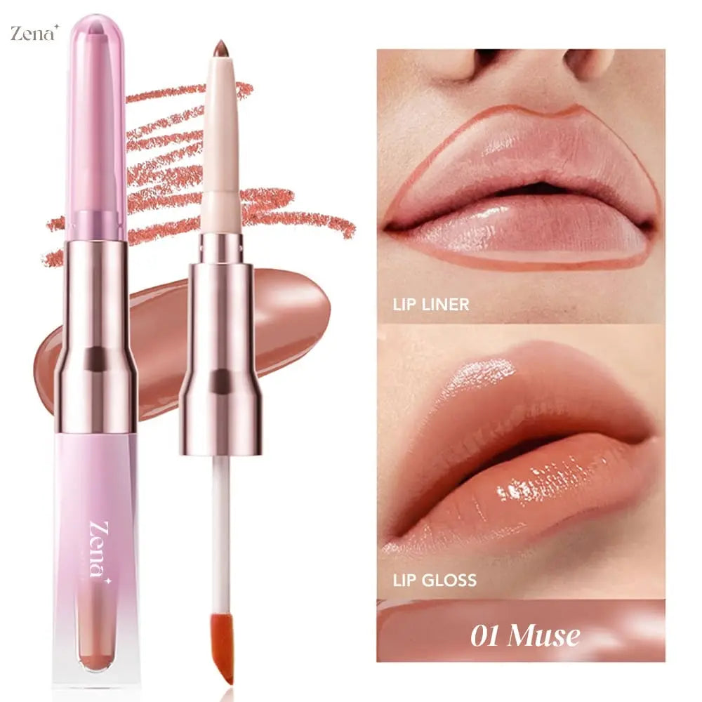Glazed On Lip Contour & Gloss