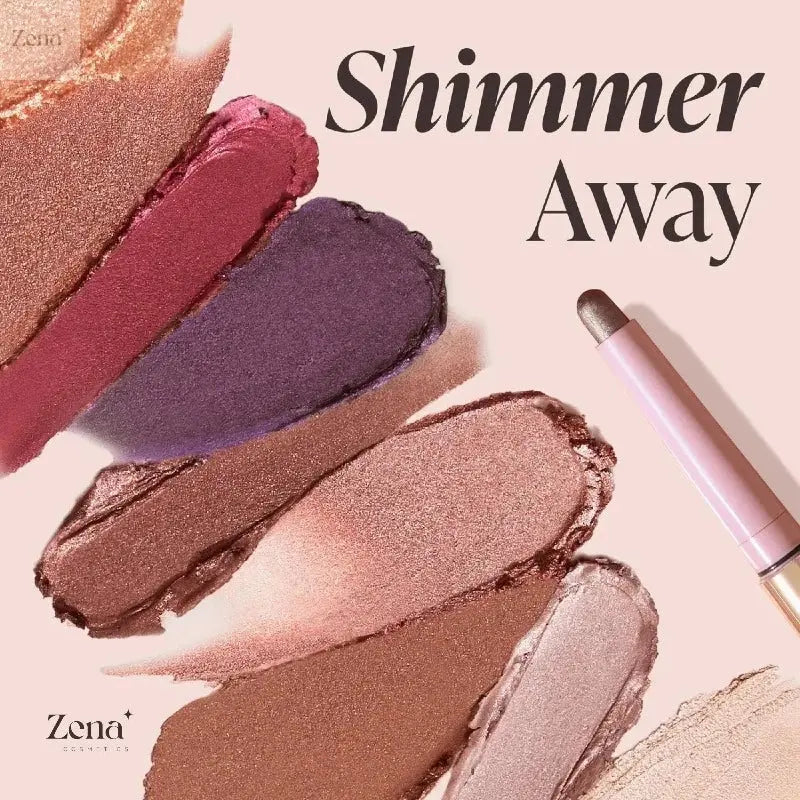 Glimmer & Glow: 5-Piece Glitter Cream Eyeshadow Stick Set