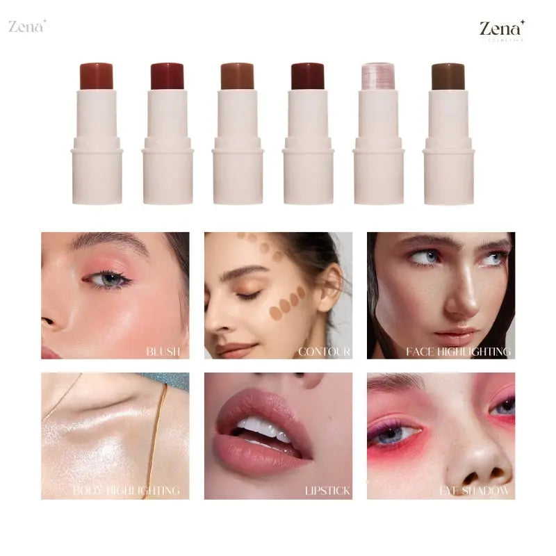 Glow Cream Contour Stick Set - 6 Radiant Shades