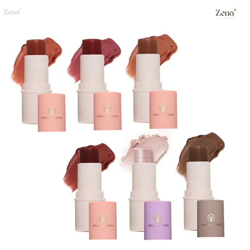 Glow Cream Contour Stick Set - 6 Radiant Shades