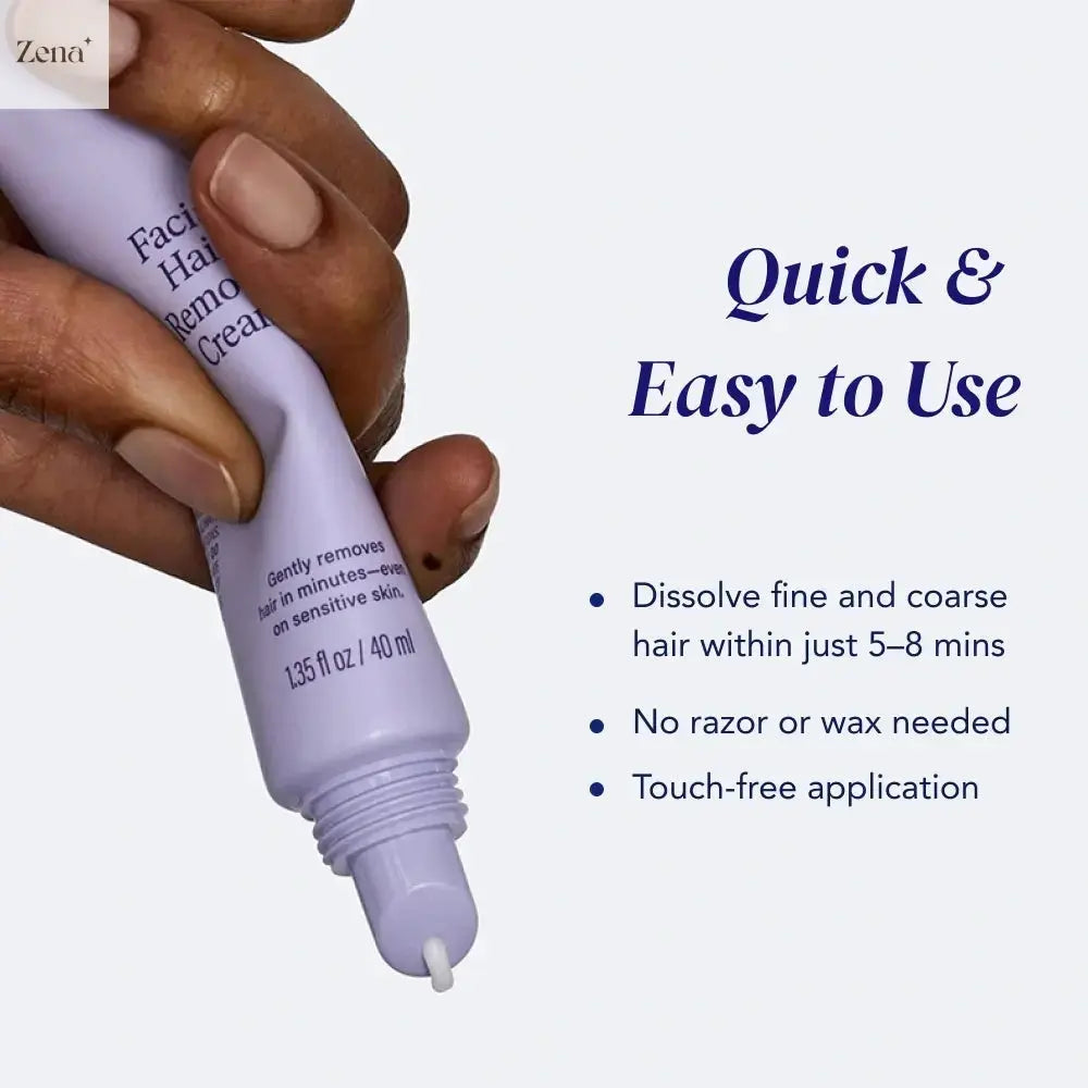 Painless Hair Removal Cream for Face